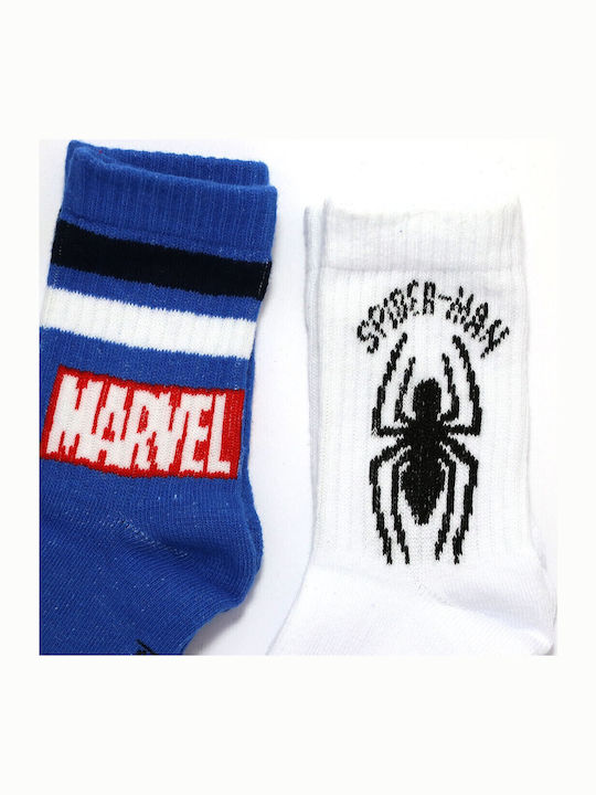 Marvel Kids' Socks Sport Navy Blue 3 Pairs