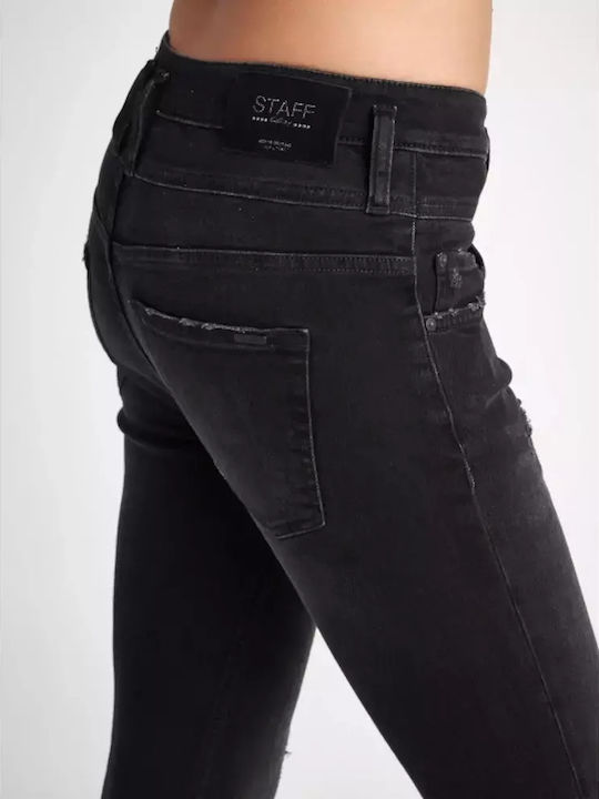 Irene Γυναικείο Jean Παντελόνι σε Boyfriend Εφαρμογή Black