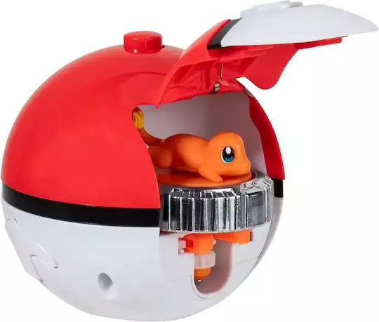 Jazwares Miniature Toy Battle Spinner Pokemon EEVEE & POKEBALL