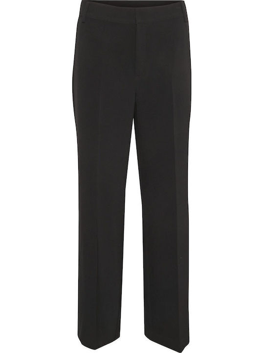 Dama Tesatura Pantaloni Black