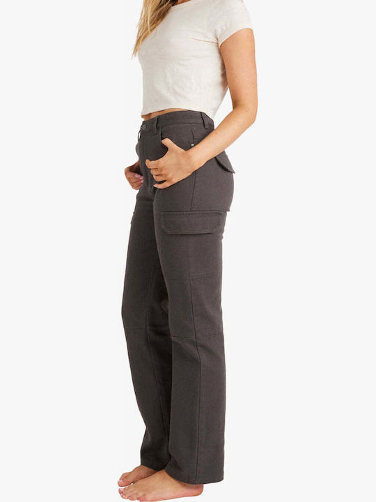Wall To Wall High Waist Women's Jean Trousers Black Sands