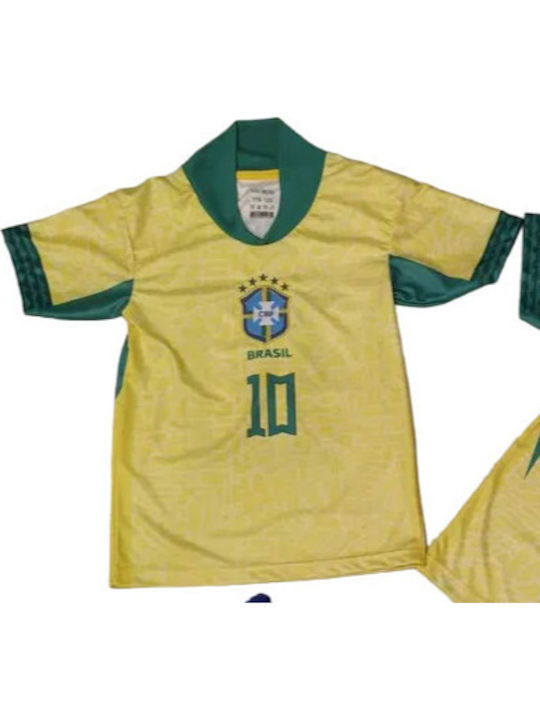 Neymar Euro2024 Set Echipament Sportiv de Fotbal Copii