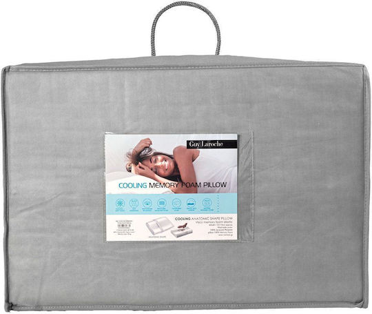 Guy Laroche Cooling Anatomical Memory Foam Μαξιλάρι Ύπνου Memory Foam Ανατομικό 60x40x12cm