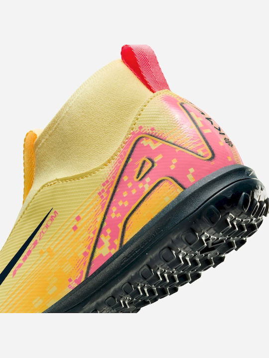 Mercurial Superfly 10 Academy Kylian Mbappé TF Παιδικά Ποδοσφαιρικά Παπούτσια με Σχάρα Κίτρινα