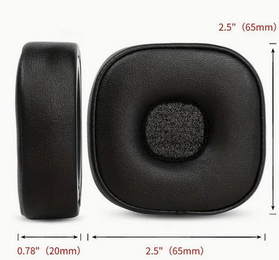 Replacement Earpads for Marshall 3/4 Headphones Black