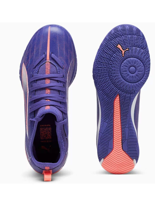 Ultra 5 Match It+ Mid Kids Indoor Soccer Shoes Purple