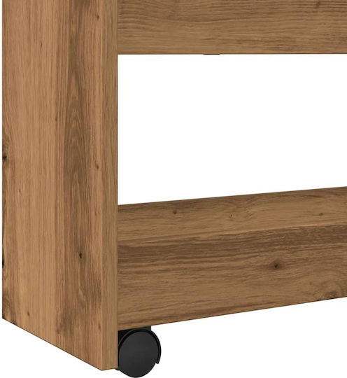 vidaXL Τρόλεϊ Κουζίνας Ξύλινο 4 Θέσεων Καφέ 60x20x82cm