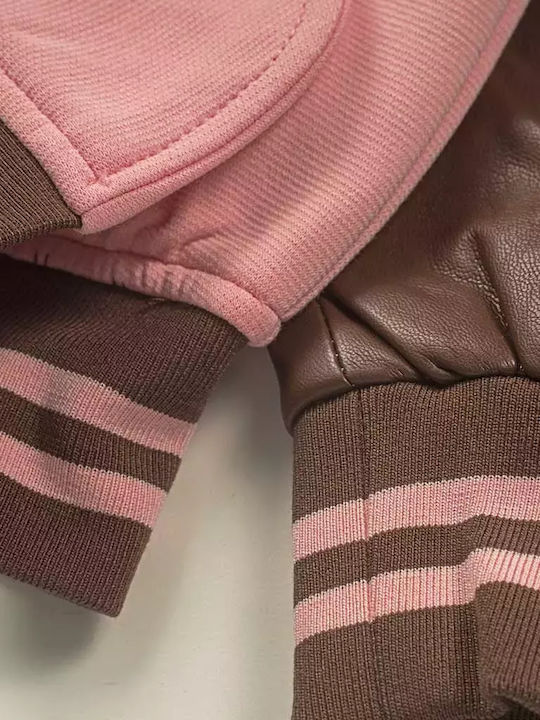 Kinderstrickjacke Rosa