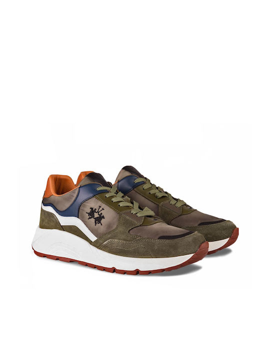 La Martina Sneakers Verde / Taupe