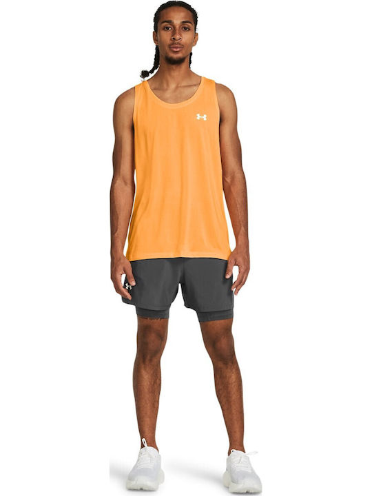 Launch 2 in 1 Sports Men's Shorts Gray