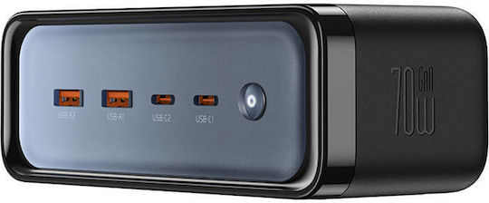 Mcdodo Захранваща лента 2 Позиции с 2 USB-A, 2 USB-C и Кабел 1.5м Черен