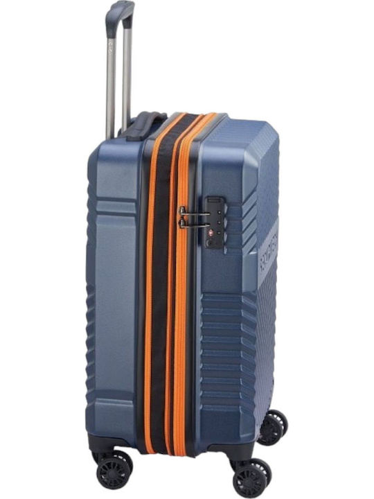 Securitech by Delsey Patrol Kabinen Hart Koffer Blau Mit 4 Rädern Höhe 55cm