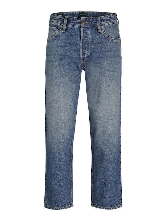 Jack & Jones Men's Denim Pants in Tapered Line Blue