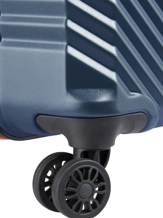 Securitech by Delsey Patrol Μεγάλη Βαλίτσα Ταξιδίου Σκληρή Blue με 4 Ρόδες Ύψους 75.5εκ.