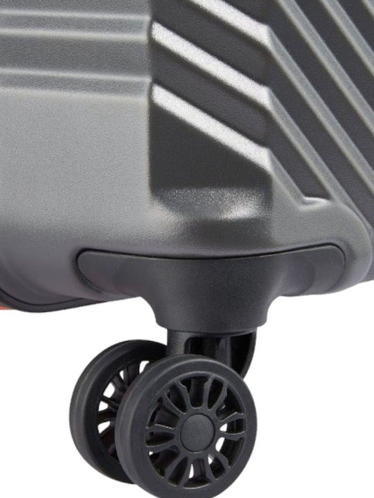 Securitech by Delsey Patrol Μεγάλη Βαλίτσα Ταξιδίου Σκληρή Grey με 4 Ρόδες Ύψους 75.5εκ.