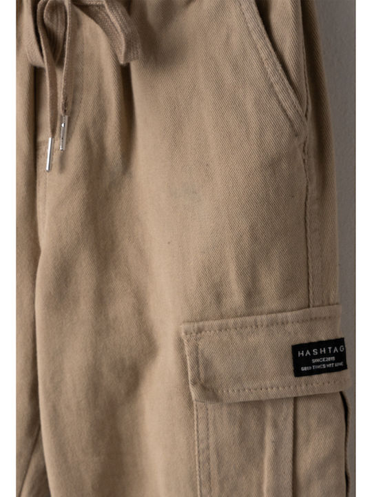 Hashtag Kids' Cargo Fabric Pants BEZ