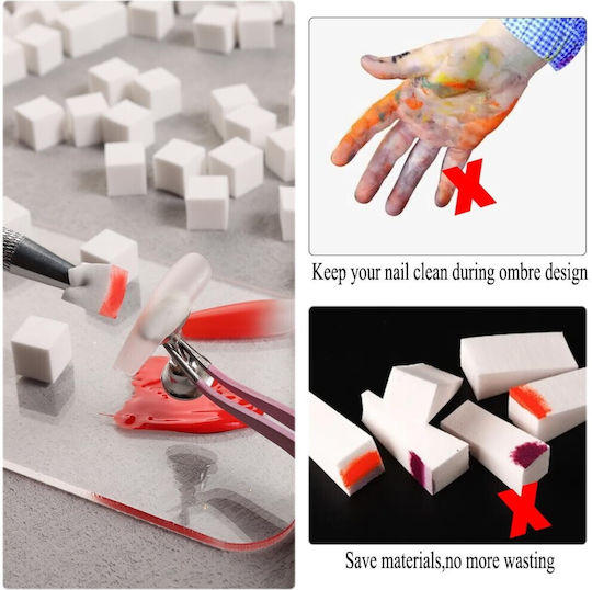Set Nail Brushes Nail Art