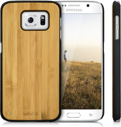 Kalibri Back Cover Wooden Brown (Galaxy S6)