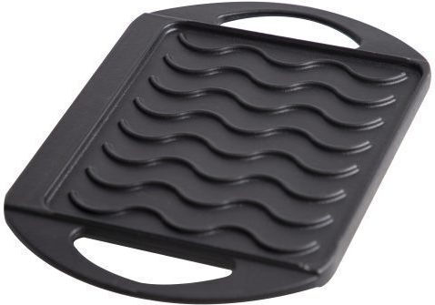 Lunaway Backblech Beidseitig mit Gusseisen Grill Oberfläche 35x25x1.6cm