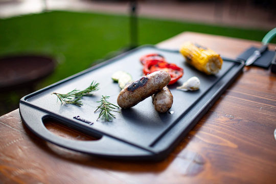Lunaway Backblech Beidseitig mit Gusseisen Grill Oberfläche 55x30x1.6cm