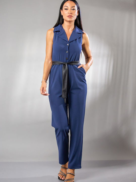 Women's Sleeveless One-piece Suit Burgundy