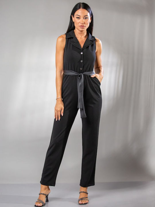 Women's Sleeveless One-piece Suit Burgundy