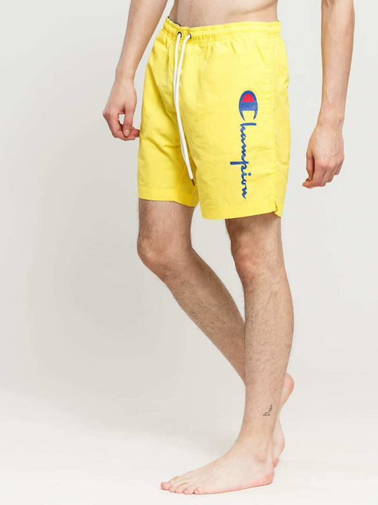 Ανδρικό Μαγιό Βερμούδα Yellow με Σχέδια