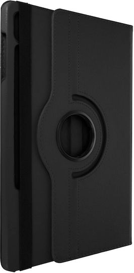 Carcasă tip folio cu suport rotativ 360° absorbantă de șocuri pentru Samsung Galaxy Tab S7 Fe – Negru
