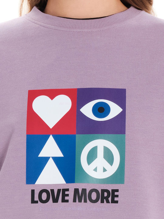 Women's Sweatshirt Purple