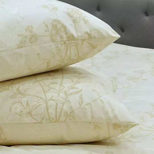 Lino Home Комплект Плик за Завивка Памучен Единичен с Калъфка 160x240 Pont Бежов