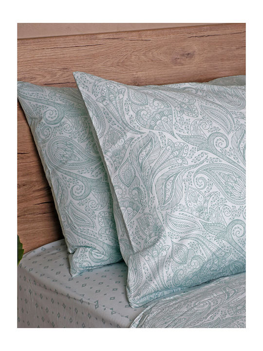 Sunshine Duvet Cover Cotton Single 170x250 Feelings 2040 Aqua
