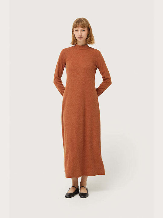 Compania Fantastica Knitted Dress All Day Brown