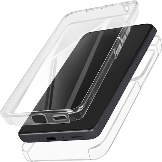 Avizar Case Galaxy A55 5g Rear Rigid Front Flexible Tactile Transparent