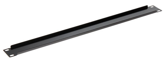 Powertech Shelf NETW-0032 panel cover for 19"/1U rack, black metal LEOMT-M02 1pcs