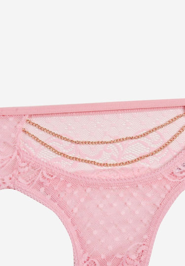 CottonHill Femei Sexy Slip Roz