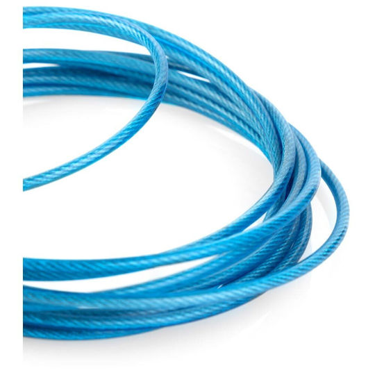 Spokey Crossfit Jump Rope Springseil Geschwindigkeit mit Gewicht Blau