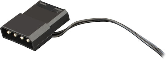 White Shark Comet Case Fan 120mm (1100rpm) with RGB Lighting and 4-Pin Molex Connection