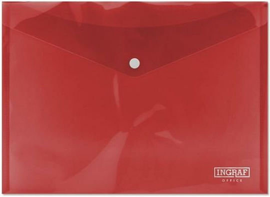 Folder for Paper A4 Red Εγγράφων Ingraf S8422081