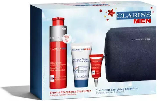 Clarins Clarinsmen Energizing Collection Skin Care Set for Αnti-ageing 6pcs