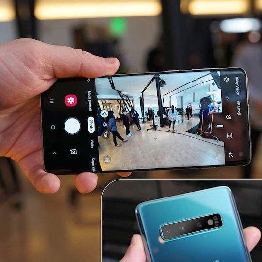 Samsung Galaxy S10 Plus Camera Lens Tempered Glass 9h Transparent Smudge-proof