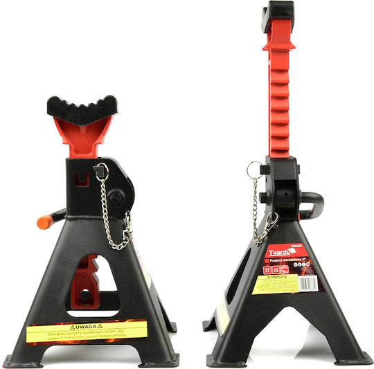 Set 2 Vehicle Lift Stands 3t Tvardy T00301