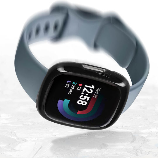 Black Protection Screen Protector Fitbit Versa 4 Sense 2
