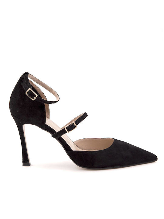 Mourtzi Black Heels