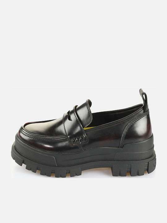 Buffalo Aspha Women's Loafers in Red Color