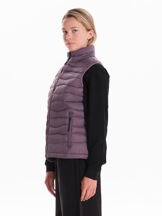 Emerson Sleeveless Jacket Puffer Purple