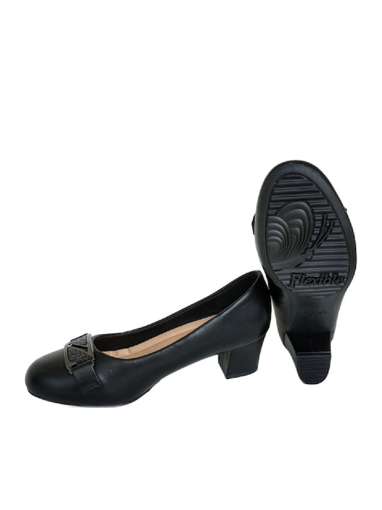 Anatomic Black Medium Heels