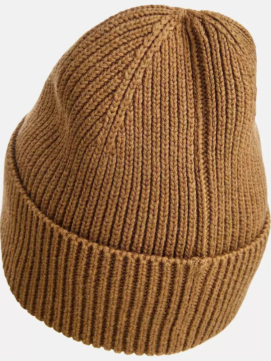 Beanie Ανδρικός Σκούφος Πλεκτός σε Καφέ χρώμα