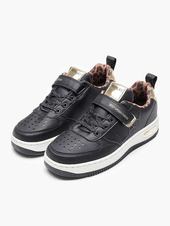 Epic Jr Low Παιδικά Sneakers Μαύρα