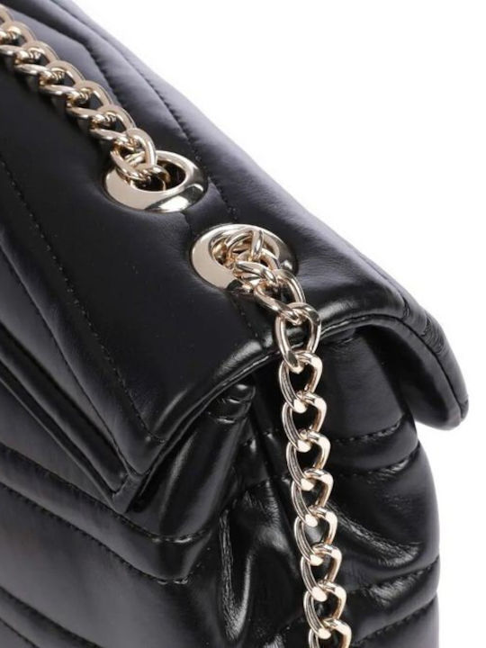 Leather Women's Shoulder Bag Black