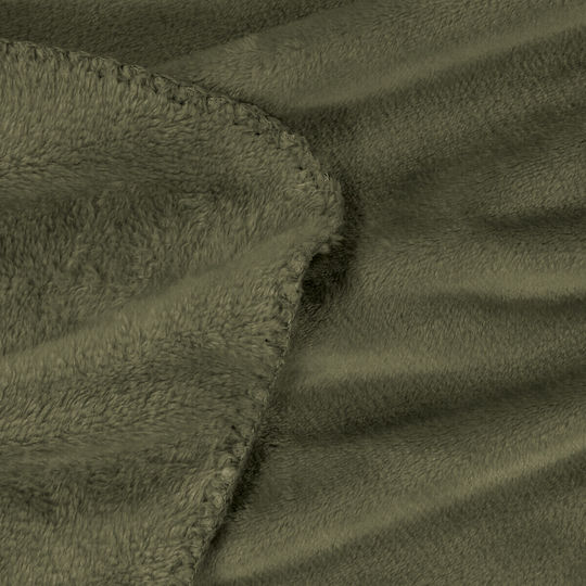 La Redoute Interieurs Sesselüberwurf Fleece 130x170cm Grüne